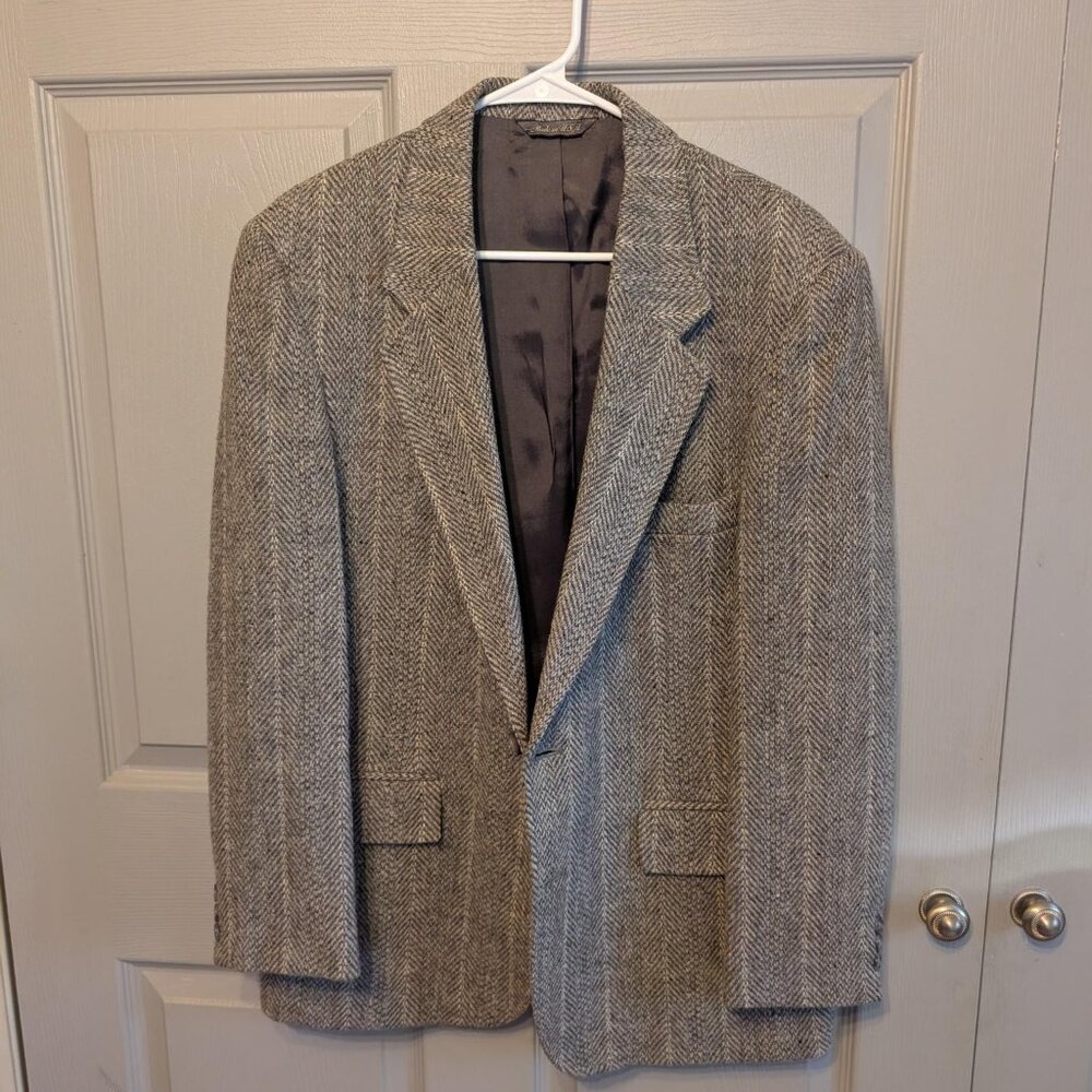 Vintage Levis Menswear Wool Suit Coat